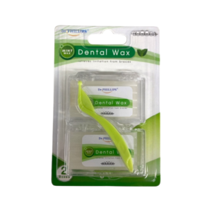Dr.Phillips Dental Wax (มิ้นต์ 2 ตลับ) ขี้ผึ้งสำหรับคนจัดฟัน