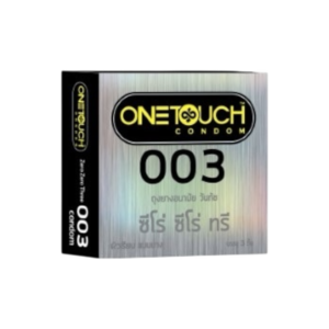 ถุงยางอนามัย Onetouch 003 ซีโร่ ซีโร่ ทรี (3ชิ้น)