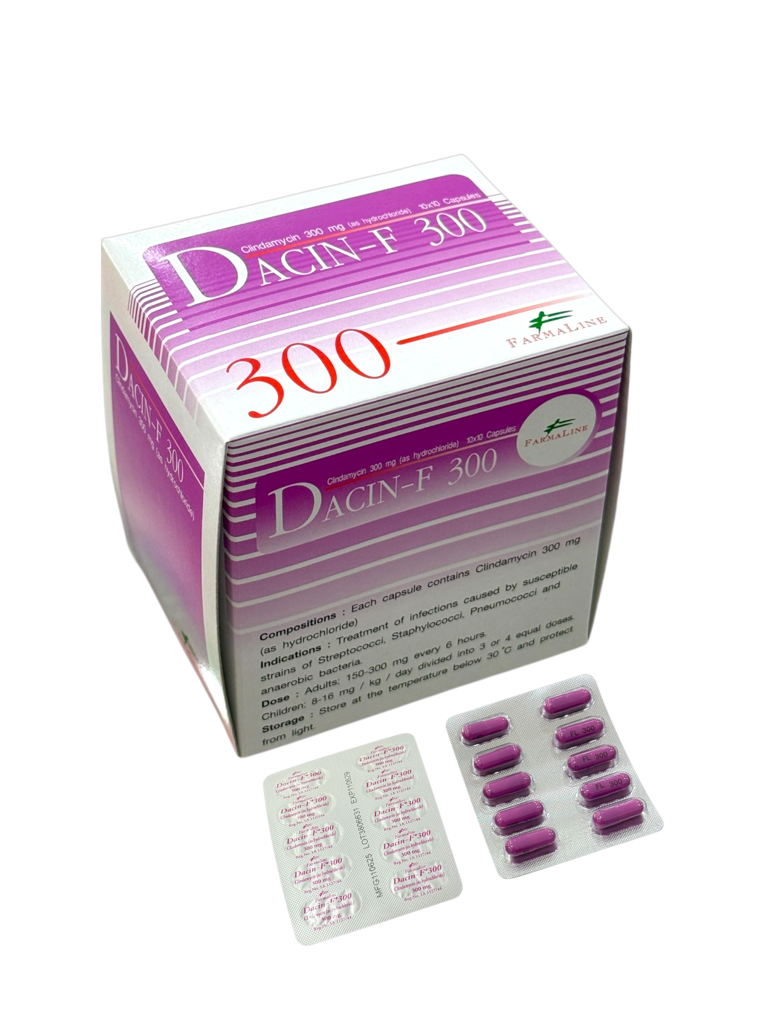 Dacin-F 300mg (10x10's)