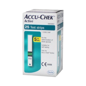 Accu-Chek Active Strips (แถบตรวจ) 25ชิ้น
