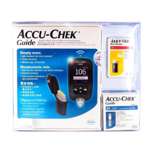 Accu-Chek Guide Set (ตัวเครื่อง+เข็ม+แถบตรวจ)