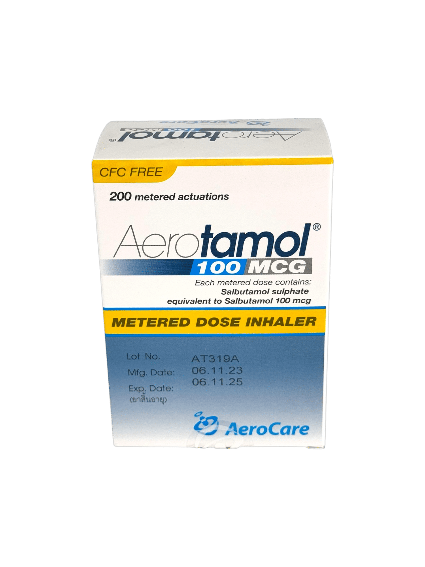 Aerotamol 100mcg Inhaler 200dose