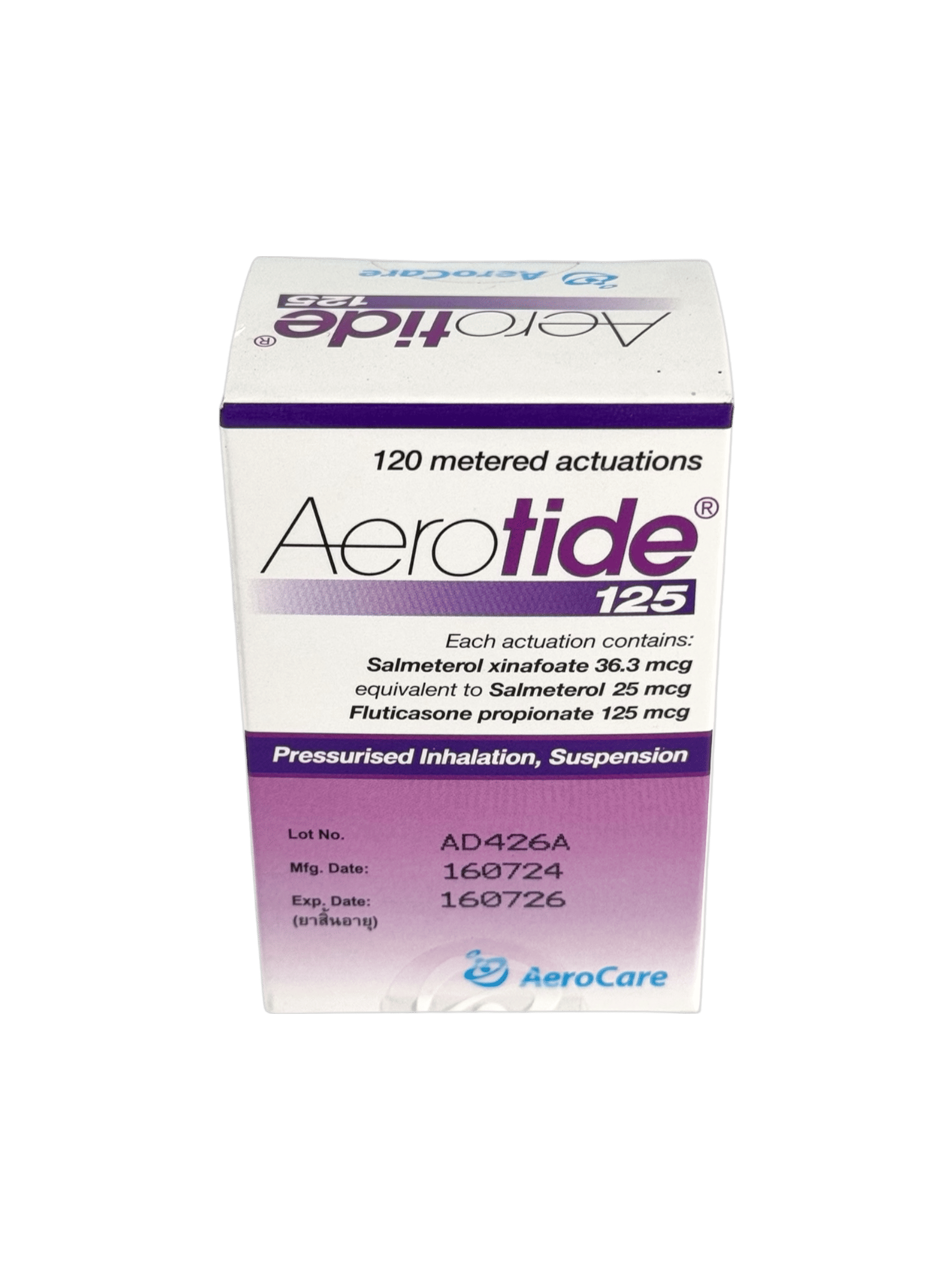 Aerotide Evohaler25/125 (120dose) (ขย.10)