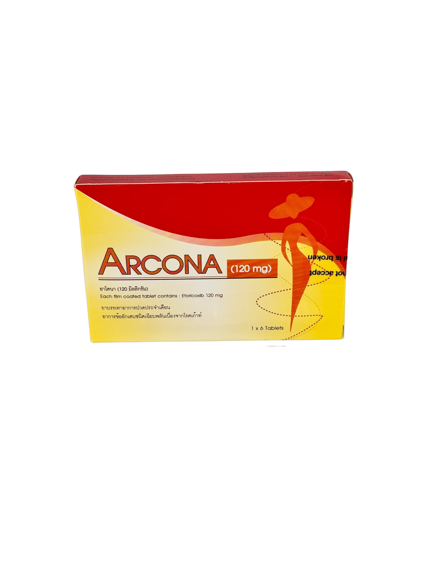 Arcona 120mg (1x6's)