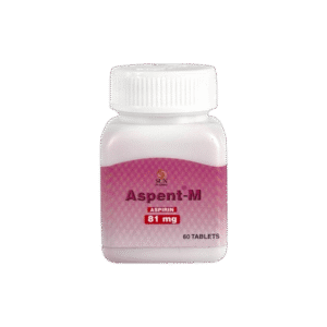ASPENT-M 81mg กระปุก (60's) (ยาควบคุม)
