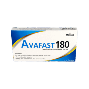 Avafast 180mg (1x10's)