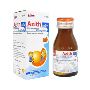 Azith dry syrup 200mg/5ml (Siam) 15ml