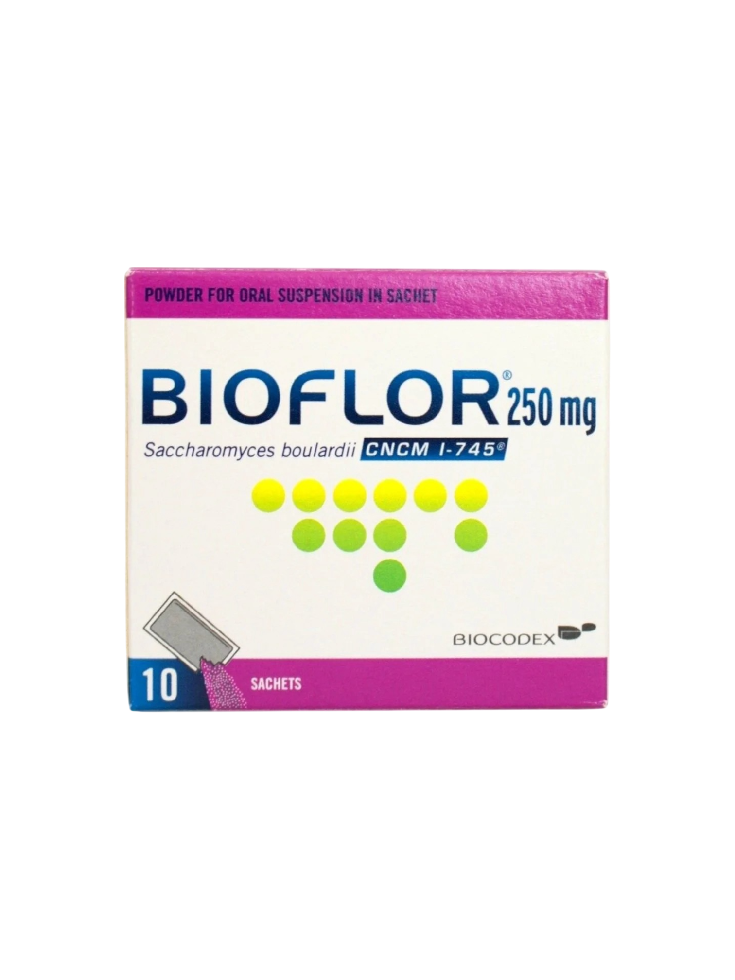 BIOFLOR ผง 250mg (1x10's)