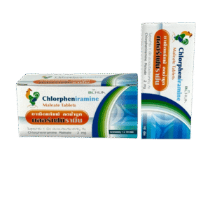 BLHUA Chlorpheniramine กลมเขียว (10x10's)