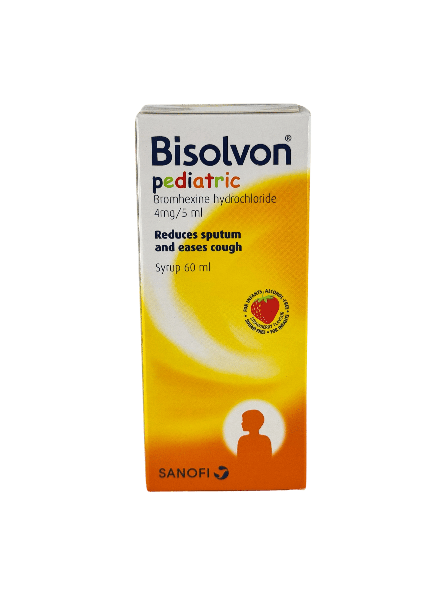 Bisolvon Pediatric Syr (สตอเบอรี่) 60ml