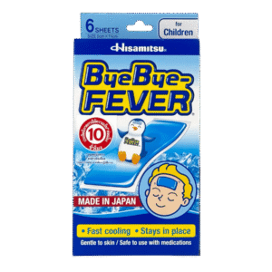 Byebye Fever(เด็กโต) ฟ้า (3ซอง x 2 ชิ้น)
