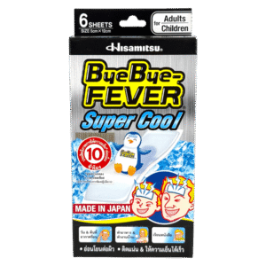 Byebye Fever(Super Cool) ดำ (3ซอง x 2 ชิ้น)