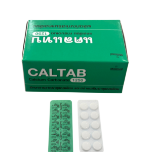 CALTAB 1250mg เขียว (10x10's) Millimed