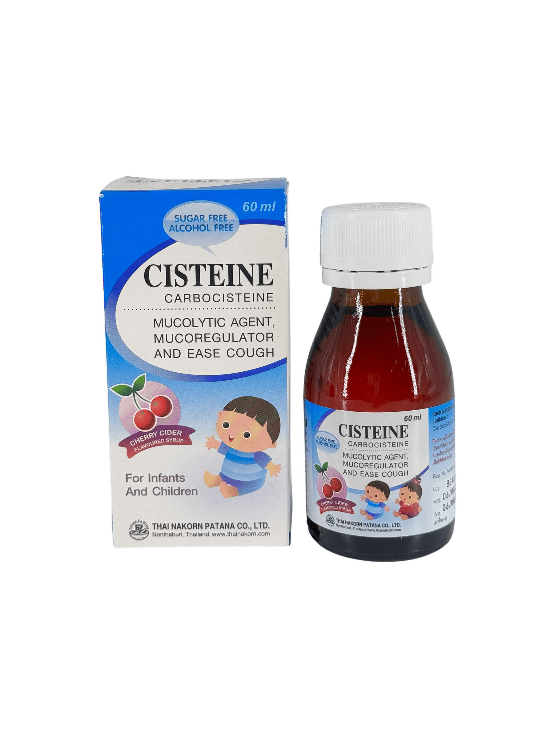 Cisteine 100mg (ฟ้า) 60ml