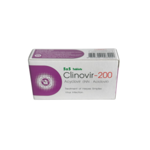 Clinovir 200mg (5x5's)