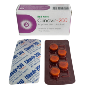 Alternative view of Clinovir 200mg (5x5's)