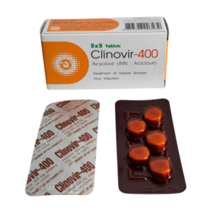 Alternative view of Clinovir 400mg (5x5's)