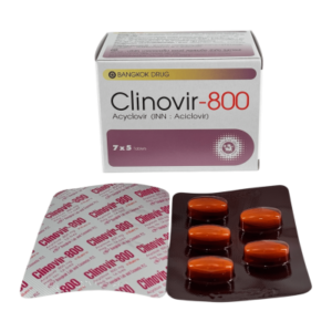Alternative view of Clinovir 800mg (7x5's)