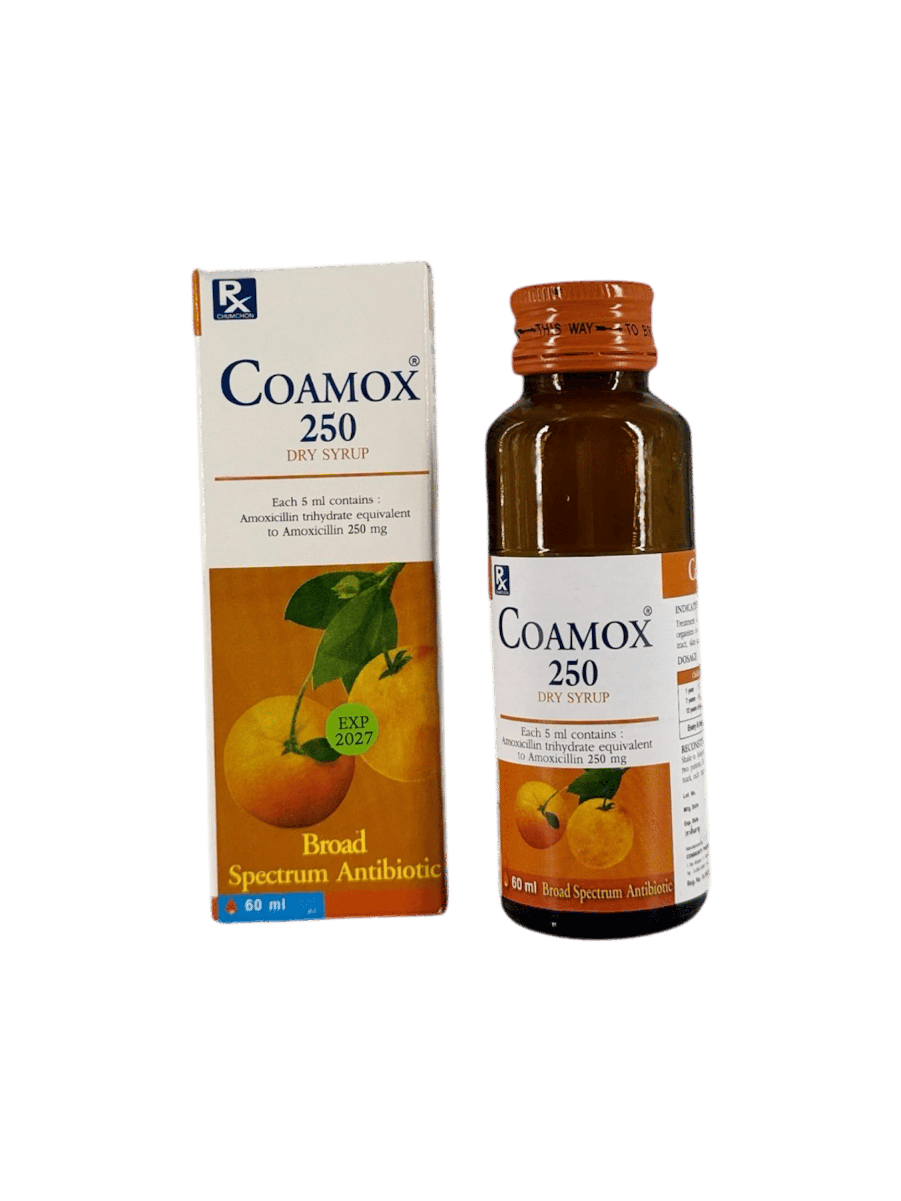 Coamox Dry 250mg 60ml