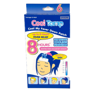 Cool Temp (น้ำเงิน) ผู้ใหญ่ (3ซอง x 2ชิ้น)