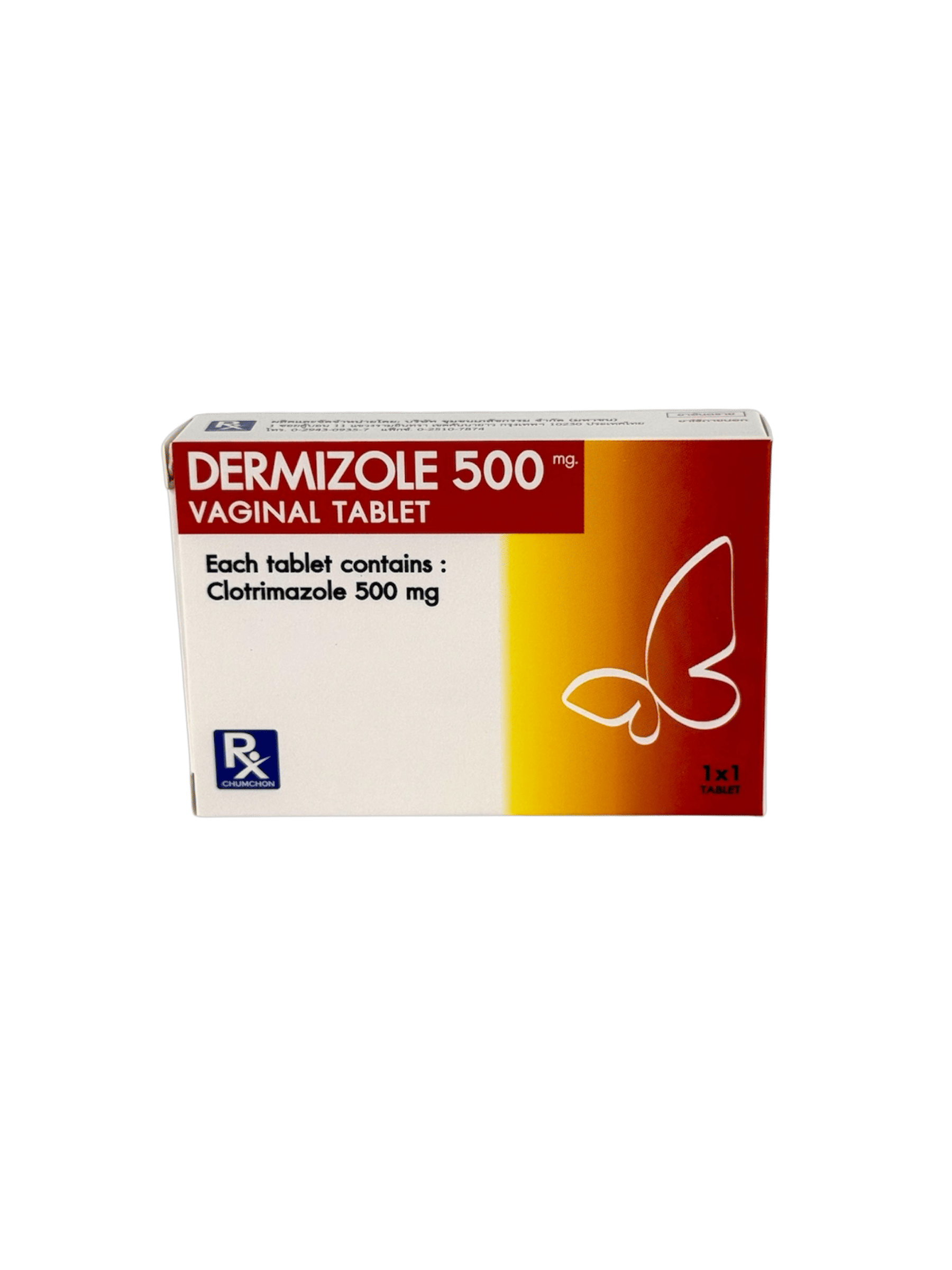 DERMIZOLE 500mg Vaginal Tab (1x1's)