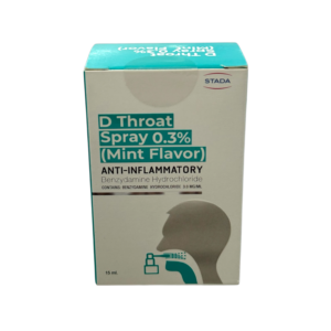 D Throat Spray 0.3% (ผู้ใหญ่) 15ml (Mint)