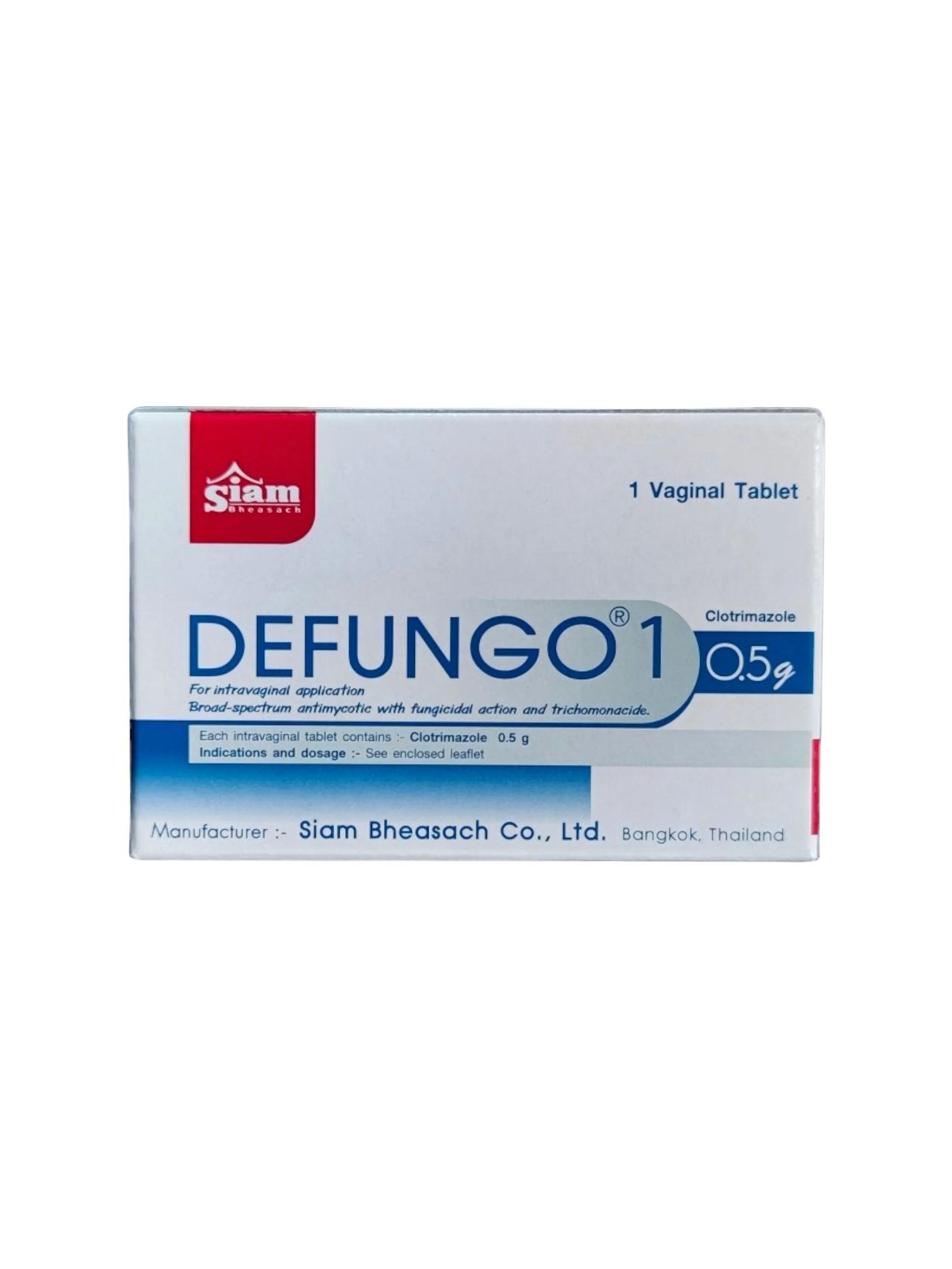 Defungo 1 Vag 500mg (1x1's)
