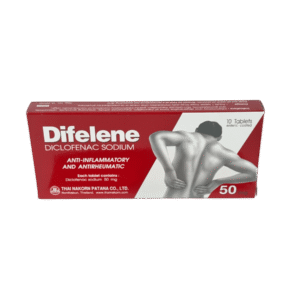 Difelene 50mg (แดง) 10's