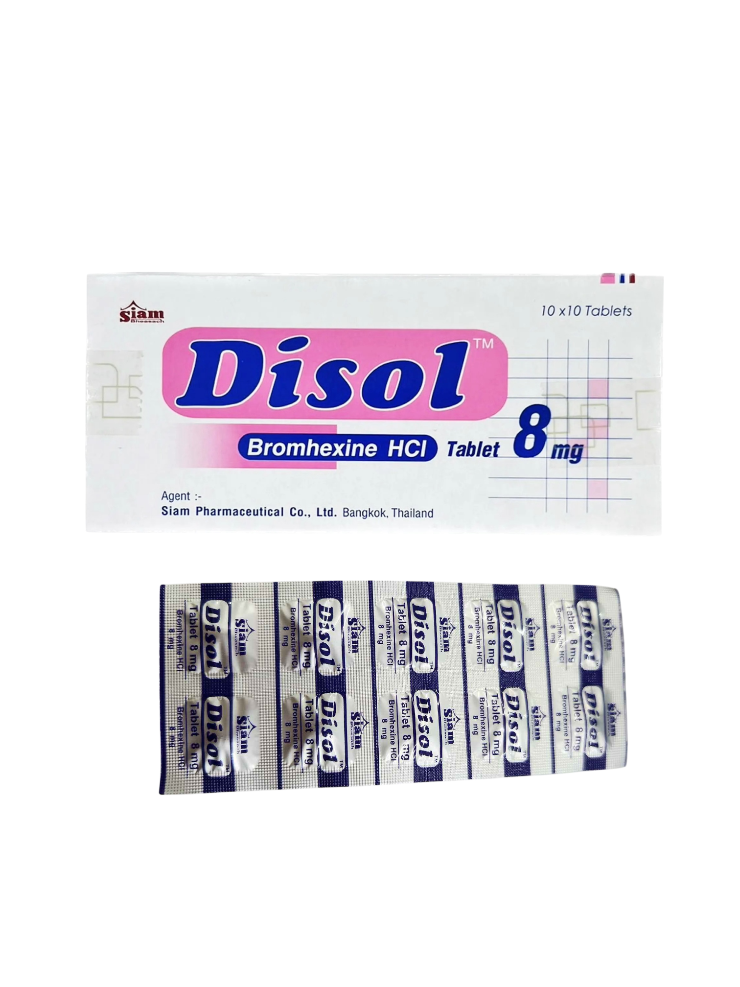 Disol 8mg (10x10's)