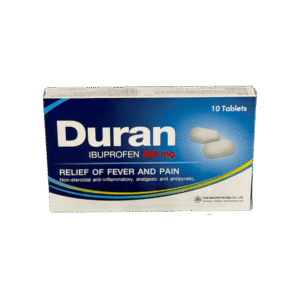 Duran 400mg (ขาว-รี) 1x10's