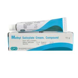 Alternative view of GPO (ครีมน้ำมันระกำ) Methyl Salicylate Cream Compound 15 g