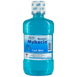 น้ำยาบ้วนปากMybacin Cool Mint(ฟ้า) 250ml