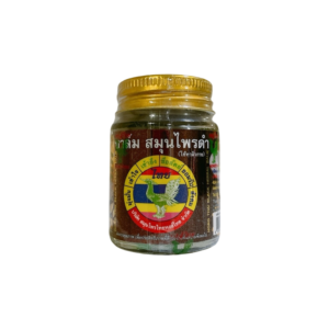 หงส์ไทย ยาหม่อง ผสมไพรดำ 25g