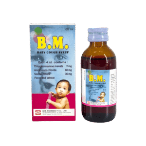 ยาแก้ไอ บี.เอม.ฟ้า (B.M.Baby cough) 60ml. เด็ก (ข.ย.11)