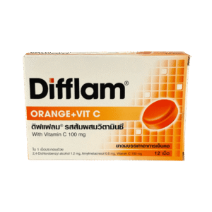 อม Difflam Orange + VitC (กล่อง 12's)