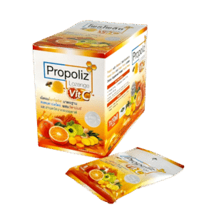 อม Propoliz Lozenge Vit C ( 10ซอง x 8's )