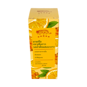แก้ไอเสือดาว สูตรผสมน้ำผึ้งมะนาว 60ml