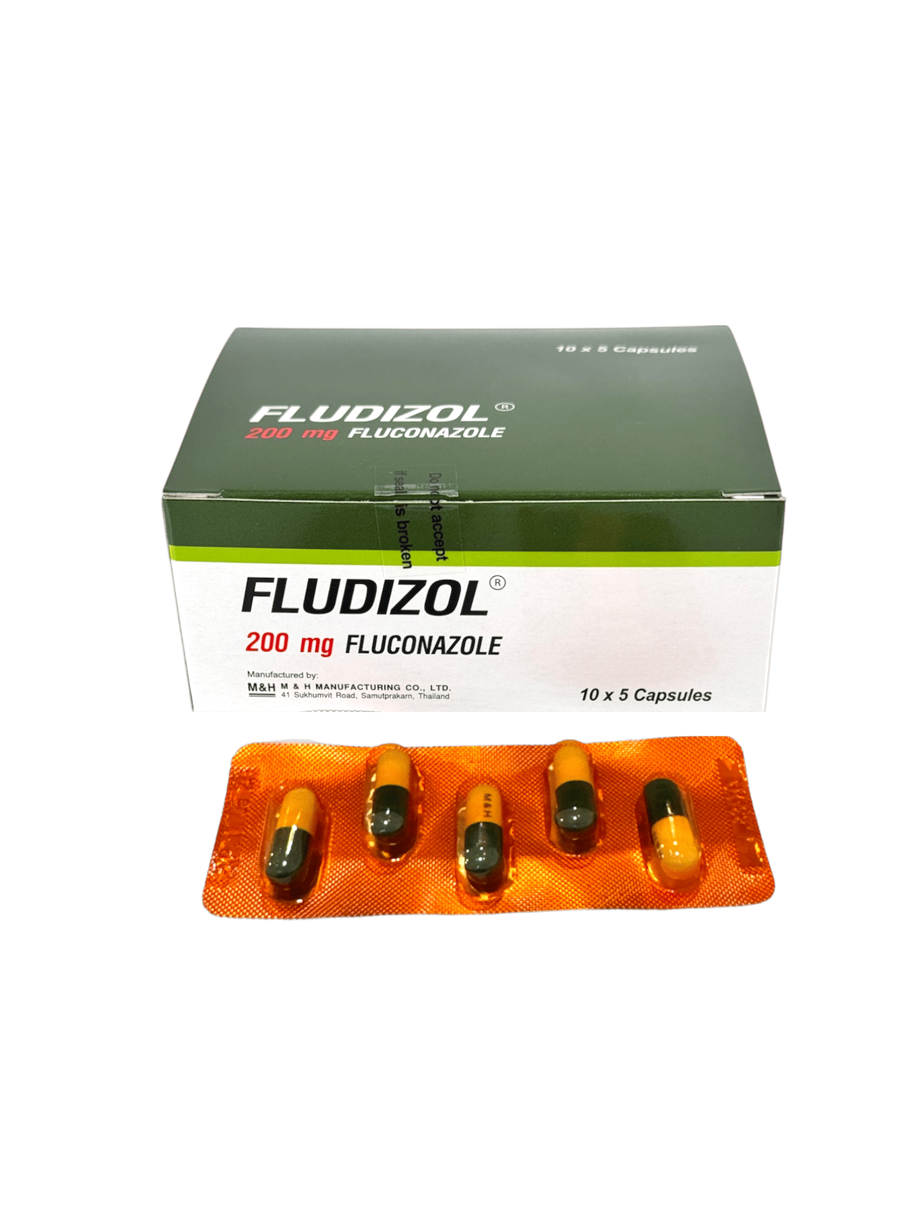 Fludizol 200 mg (10x5's)