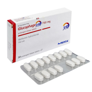 Glucophage XR 750mg (กล่อง 2x15's)