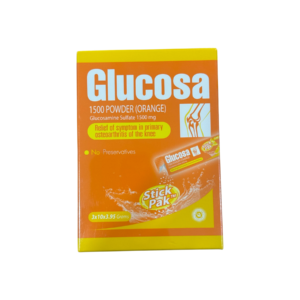 Glucosa 1,500mg (ส้ม) 30ซอง