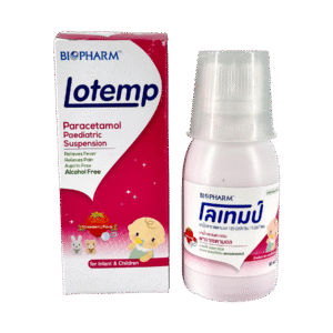 Lotemp 120mg Syrup สตอเบอรี่ 60ml