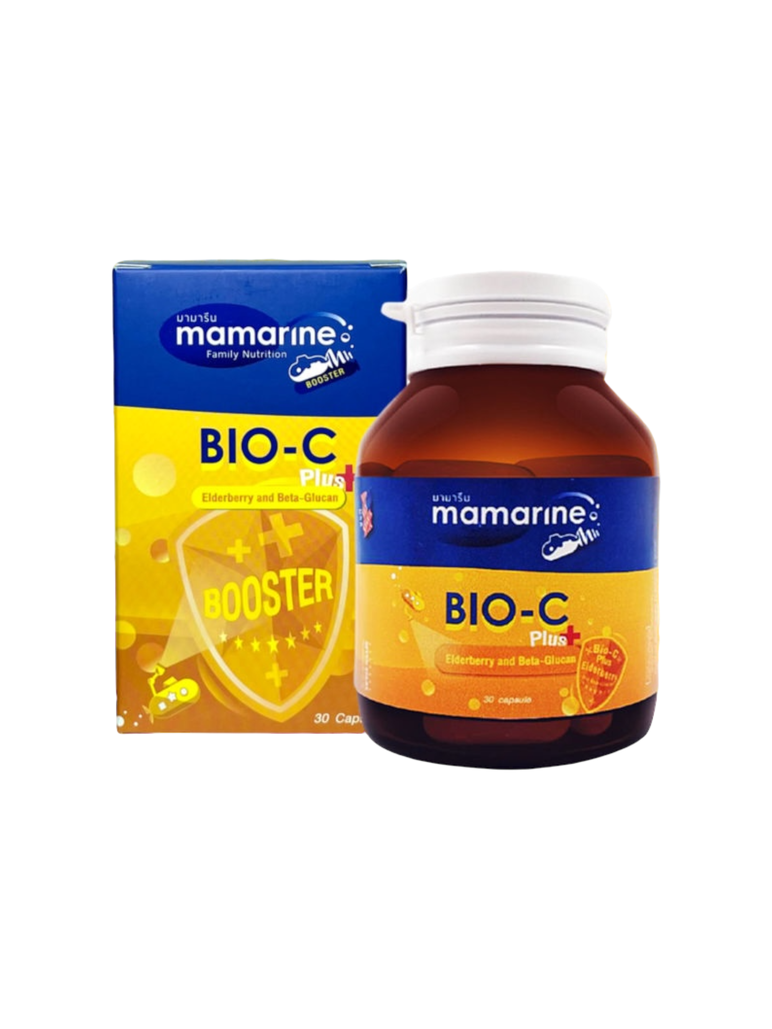 Mamarine Bio-C Plus Elderberry And Beta Glucan (30's)