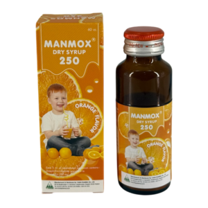 Manmox 250 SYRUP รสส้ม 60cc (ในกล่อง)