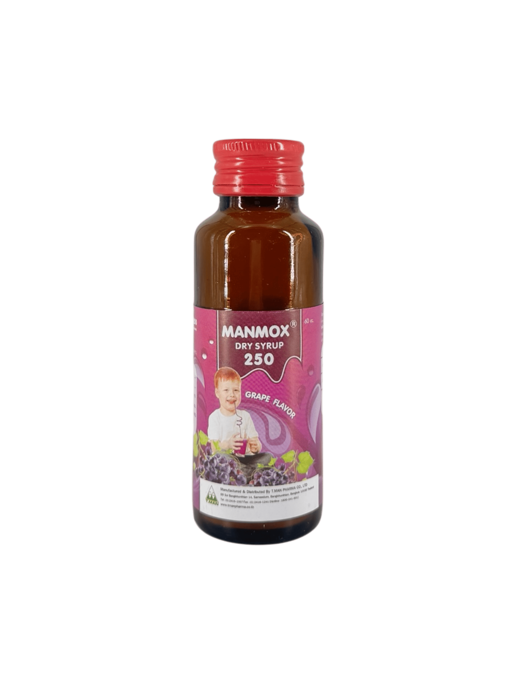 Manmox 250 SYRUP รสองุ่น 60cc (ขวดเปลือย)