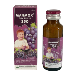 Manmox 250 SYRUP รสองุ่น 60cc (ในกล่อง)