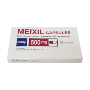 Meixil 500mg (กล่อง 2x10's) ชมพู-ขาว