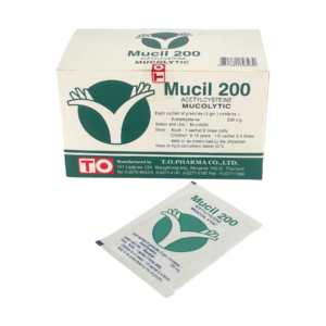 Mucil 200mg เขียว (3g x 30ซอง) TO