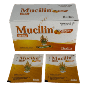 Mucilin 5g ส้ม (30 ซอง)