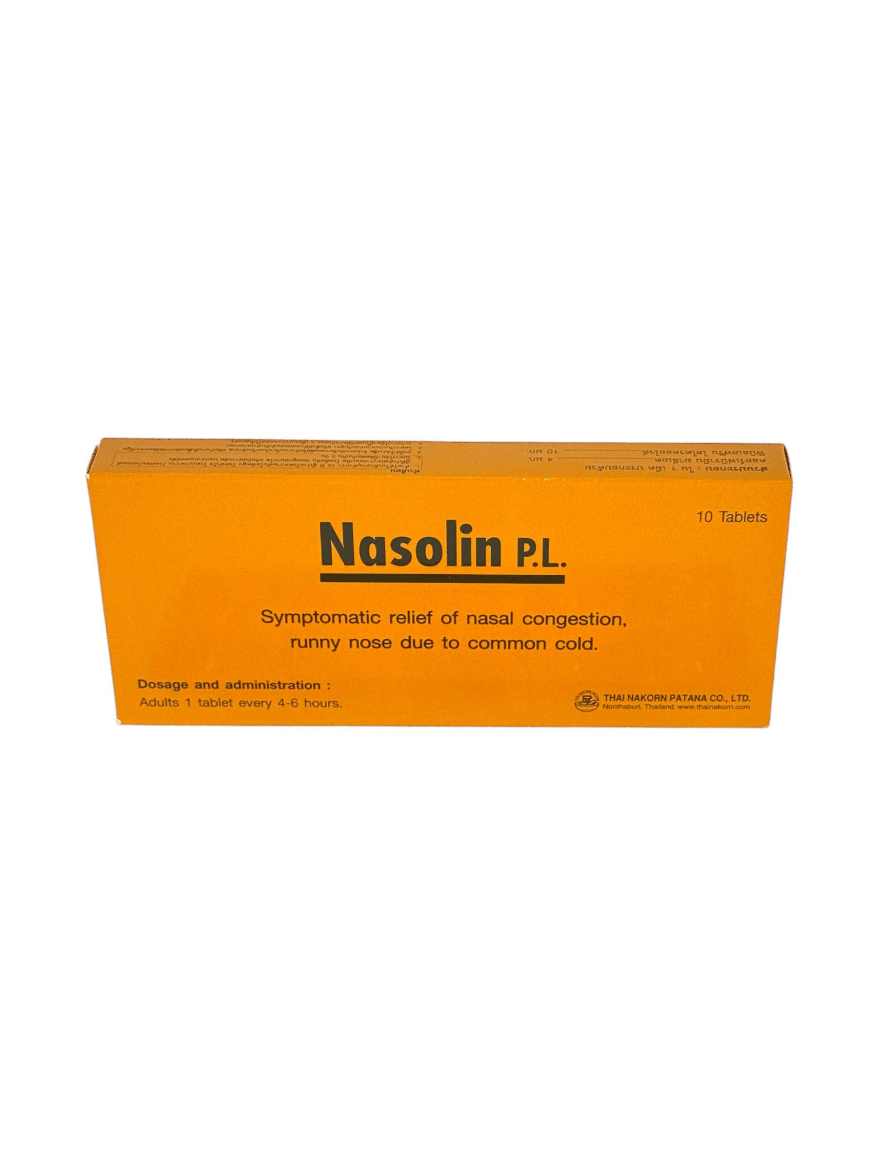 Nasolin P.L. (1x10's)