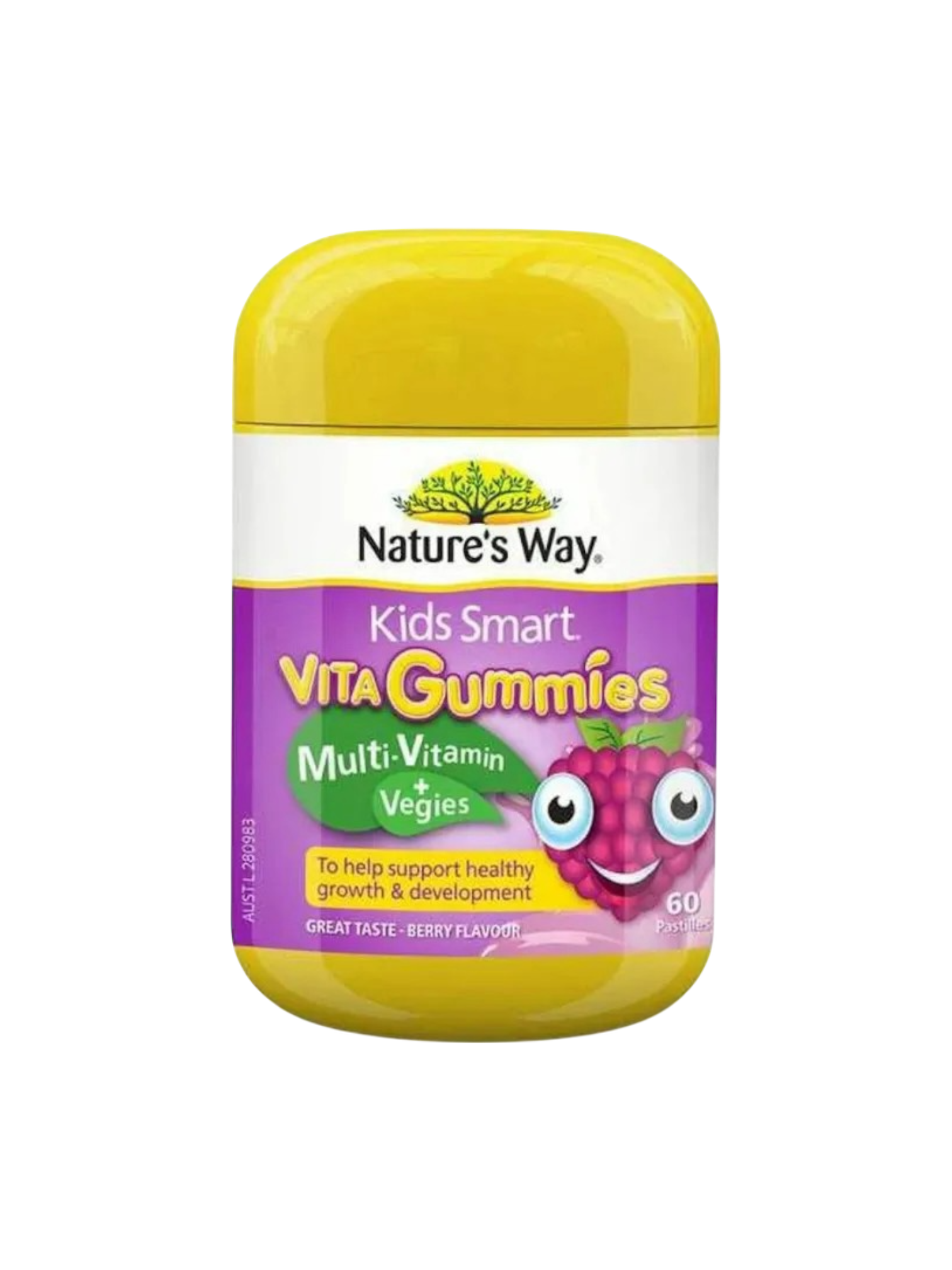 Nature Way Kids Vita Gummies Multi-Vitamin +Vegies (60's) ม่วง